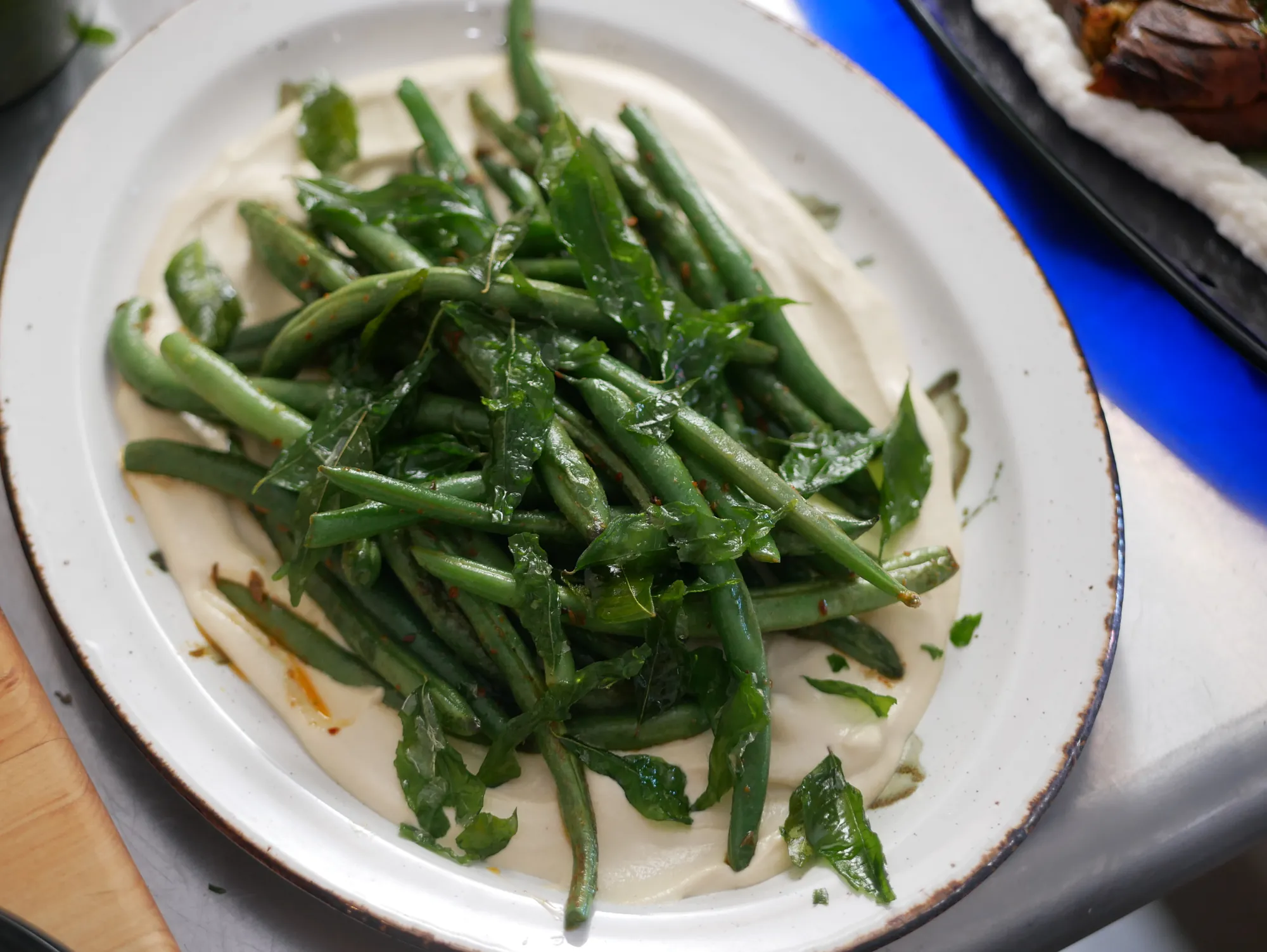 Garlicky Green Beans